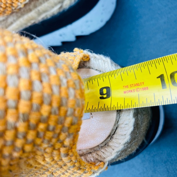 🎊Host Pick🪅Stella McCartney Women’s Gaia Canvas Espadrilles Size 38 AUTHENTIC - Picture 7 of 8